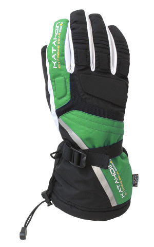 KATAHDIN GEAR KATAHDIN GEAR CYCLONE SNOWMOBILE GLOVE GREEN-2XL 84181306