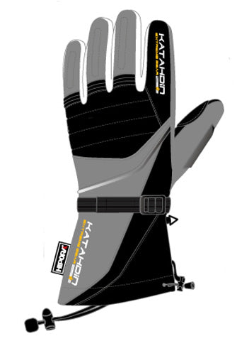 KATAHDIN GEAR KATAHDIN GEAR FROSTFIRE SNOWMOBILE GLOVE GREY-LG 84182804