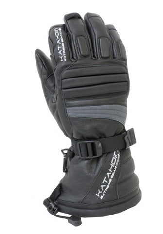 KATAHDIN GEAR KATAHDIN GEAR TORQUE LEATHER SNOWMOBILE GLOVE GREY-LG 84183804
