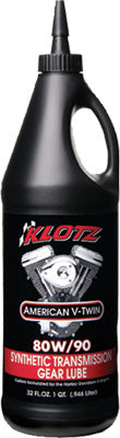 KLOTZ AMERICAN V-TWIN TRANSMISSION LUBRICANT 80W-90 32OZ PART# KH-GL90