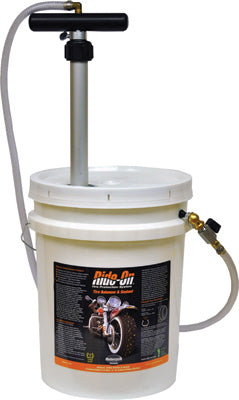 RIDE-ON TPS TIRE BALANCER AND SEALANT 5GAL PAIL PUMP PART# HP-100