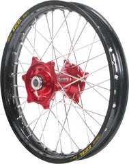 TALON WHEEL 1.60X21 RED HUB BLK RIM PART# 56-3000RB NEW