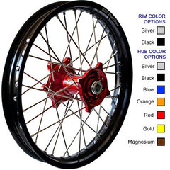 TALON 1999-2015 YAMAHA YZ250 WHEEL 2.15X18 DK.BLU HUB BLK RIM 56-4115DB