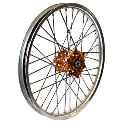 RK EXCEL 2013-2015 KTM 125 SX WHEEL 2.15X18 ORG/SIL SX/SXF '13 56-3066OS