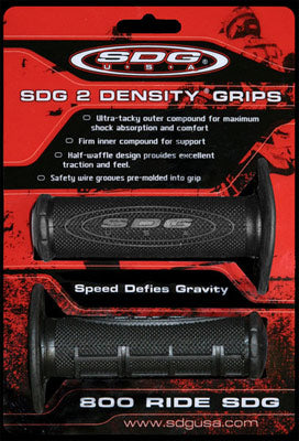 SDG DUAL DENSITY GRIPS (BLACK) PART# 99115 NEW