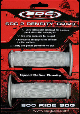 SDG DUAL DENSITY GRIPS (GREY) PART# 99117 NEW