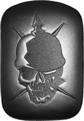 PHANTOM PAD VINYL EMBROIDERY PAD HELMET SKULL 1.75X7 PART# SE302VHSB NEW
