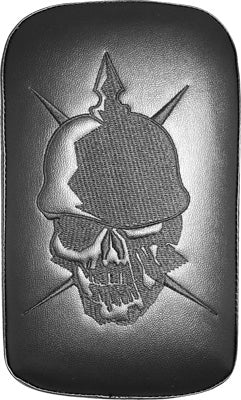 PHANTOM PAD VINYL EMBROIDERY PAD HELMET SKULL 1.75X6 PART# SE301VHSB NEW
