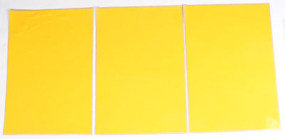 D COR UNIVERSAL NUMBER PLATE YELLOW 3/PK PART# 40-80-109