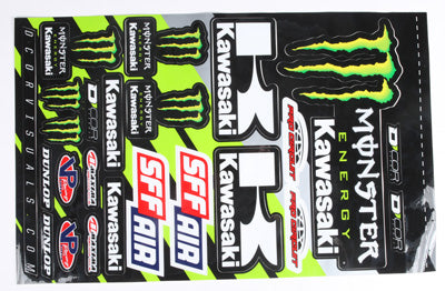 D COR KAWASAKI DECAL SHEET 40-20-116