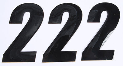 D COR NUMBER 2 BLACK 4 3/PK PART# 45-24-2 NEW