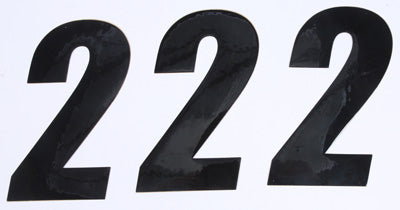 D COR NUMBER 2 BLACK 6 3/PK PART# 45-26-2 NEW