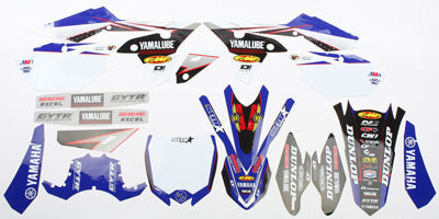 D COR COMPLETE KIT 16 STAR YAM YZF 2 50/450 14-16 WHT BG 20-50-459