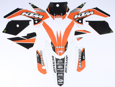 D COR KTM RACELINE GRAPHICS GRAPHICS/TRIM KIT PART# 20-30-101 NEW
