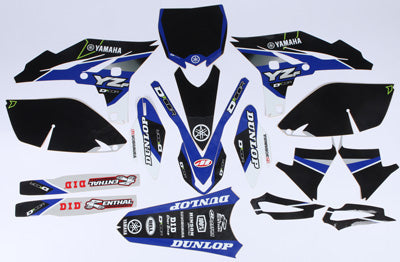 D COR YAMAHA RACELINE GRAPHICS COMPLETE KIT (BLACK) PART# 20-50-250 NEW