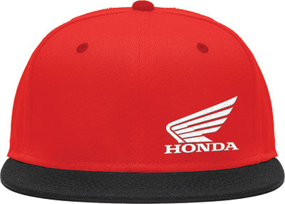 D COR HONDA WING SNAP BACK HAT RED 70-108-1