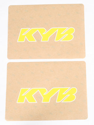 D COR UPPER FORK DECAL KYB YELLOW 40-80-133