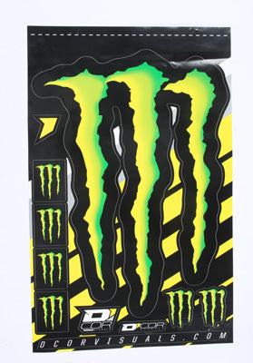D COR DECAL SHEET 4 MIL MONSTER CLAW 40-90-103