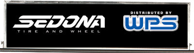 SEDONA TIRE RACK SIGN 12 X48 PART# SEDONA SIGN NEW