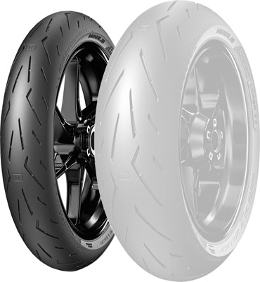 PIRELLI PIRELLI TIRE 120/70ZR17 DR CORSA II F DIABLO ROSSO CORSA PART# 2906900 N