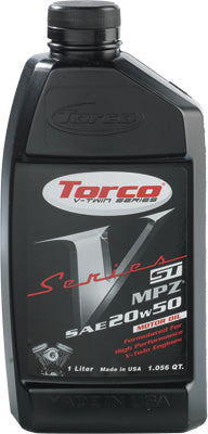 TORCO V-SERIES ST MOTOR OIL 20W-50 1L PART# T632050CE