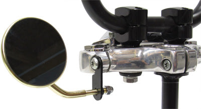 LICK S CYCLES PINCH BOLT MIRROR MOUNT (BLACK) PART# LC-0099 NEW