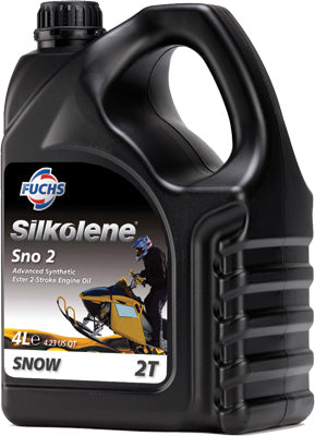 SILKOLENE SNOW 2T SYNTHETIC ENGINE OIL 4L PART# 80162000479