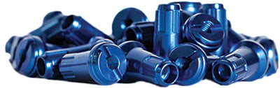 BULLDOG Front Spoke Nipples Blue PART NUMBER 98-650D