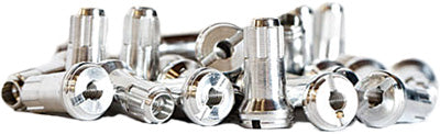 BULLDOG Rear Spoke Nipples Silver PART NUMBER 98-610S