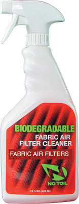 NO TOIL BIODEGRADABLE FABRIC AIR FILTER CLEANER 32OZ PART# NT304