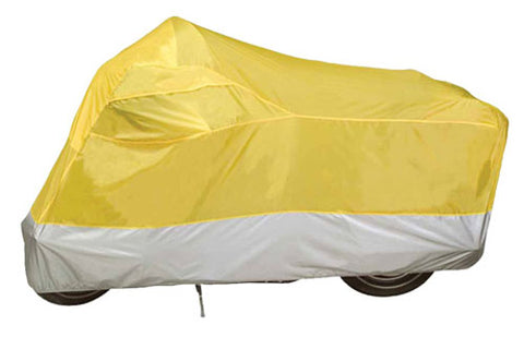 DOWCO 26011-02 GUARDIAN ULTRALITE MOTORCYCLE COVER XL YELLOW SILVER