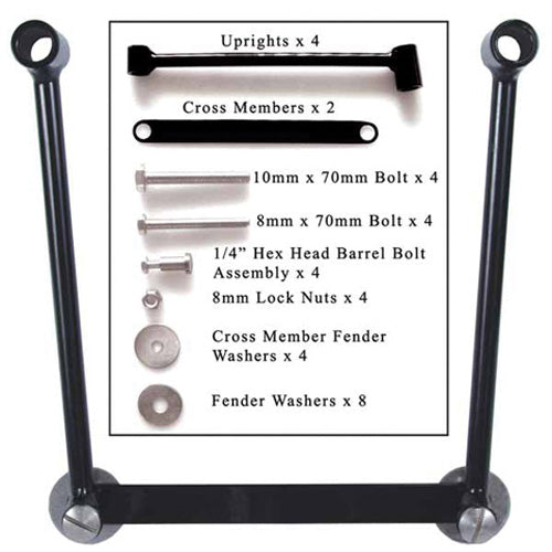 DOWCO 58633-00 UNIVERSAL HARD MOUNT KIT SADDLEBAG SUPPORT