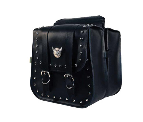 DOWCO STUDDED SERIES STRAIGHT SADDLEBAGS SB240