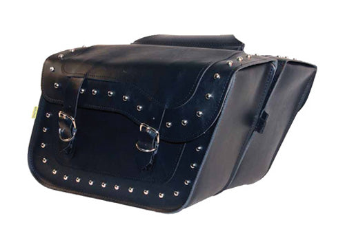 DOWCO HIGH PIPE SERIES SADDLEBAG SET- STUDDED SB602