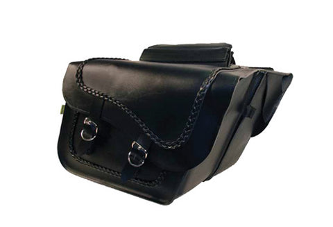 DOWCO 58709-20 BRAIDED SERIES LARGE SLANT SADDLEBAG SET