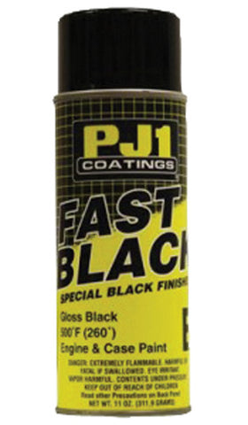 PJH 16-ENG PJ1 SPRAY GLOSS BLACK EPOXY PAINT 500F NET. WT. 11 OZ