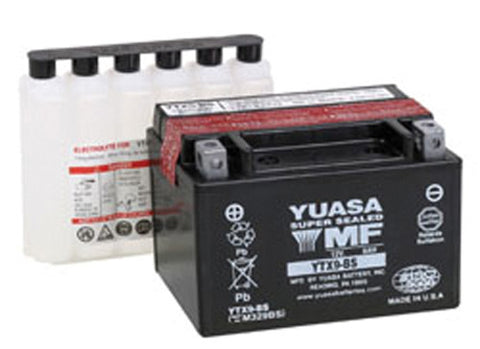 YUASA YUASA YTX9-BS MAINTENANCE FREE12 VOLT BATTERY YUAM329BS