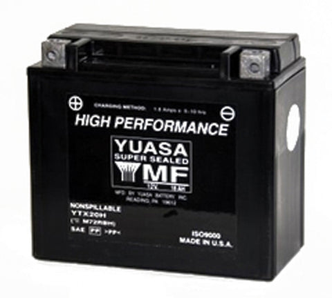 YUASA YUASA YTX9 FACTORY ACTIVATED MAINTENANCE FREE 12 VOLT BATTERY YUAM729BS