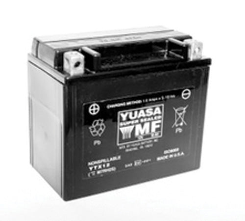 Yuasa Batteries SEALED FACTORY ACTIVATED BATTERY YTZ14S PART NUMBER YUAM72Z14