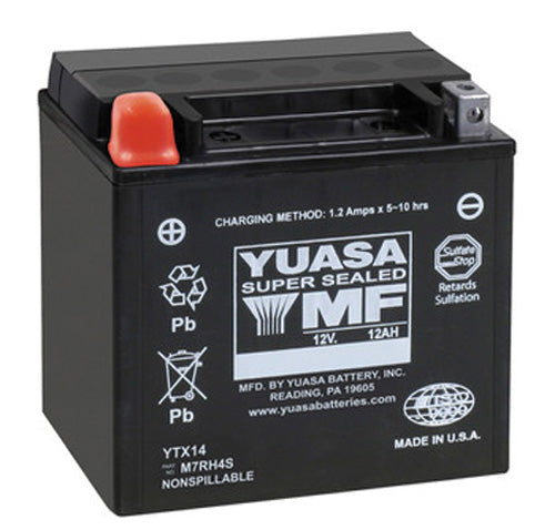 Yuasa Batteries YUASA FACTORY ACTIVATED BATTERY # YUAM7RH4L NEW