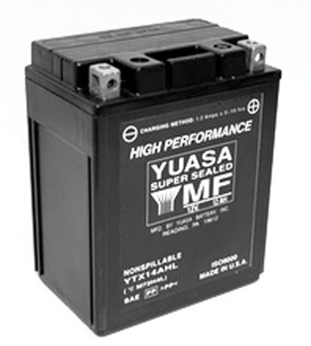 Yuasa Batteries YUASA FACTORY ACTIVATED BATTERY # YUAM72H4A NEW