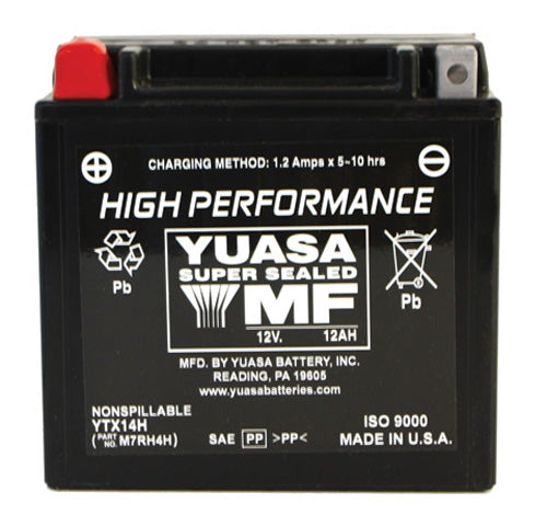 Yuasa Batteries YUASA FACTORY ACTIVATED BATTERY # YUAM7RH2S NEW