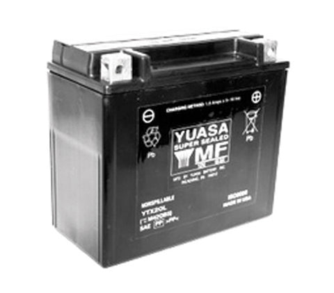 YUASA YUASA YTX20L FACTORY ACTIVATEDMAINTENANCE FREE 12 VOLT BATT YUAM420BS