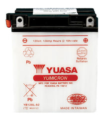 YUASA YUAM22212 YB12AL-A2 YUMICRON-12 VOLT BATTERY