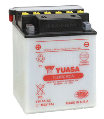 YUASA YUAM2214A YB14A-A2 YUMICRON-12 VOLT BATTERY