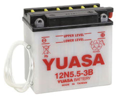 YUASA YUAM2255B 12N5.5-3B CONVENTIONAL 12 VOLT BATTERY