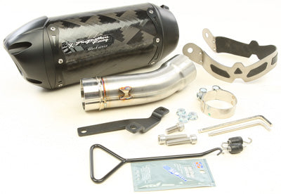 TBR 2016 Kawasaki ZX1000 Ninja ZX-10R S1 BLACK SLIP-ON CARBON 005-4290407-S1B