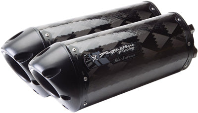 TBR M-2 BLACK SERIES DUAL SLIP-ON EXHAUST (CARBON FIBER) PART# 005-1130407-B NEW