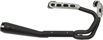 TBR COMP-S 2-1 EXHAUST SYSTEM (CERAMIC BLACK W/CARBON FIBER) PART# 005-3690199-B