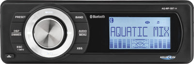 AQUATIC AV BLUETOOTH & MP3 MEDIA PLAYER W/ AM/FM RADIO AQ-MP-5BT-H
